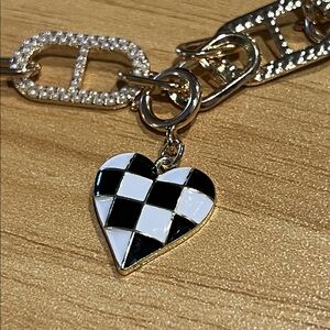 Gold Charm Purse Jewelry - 15” long